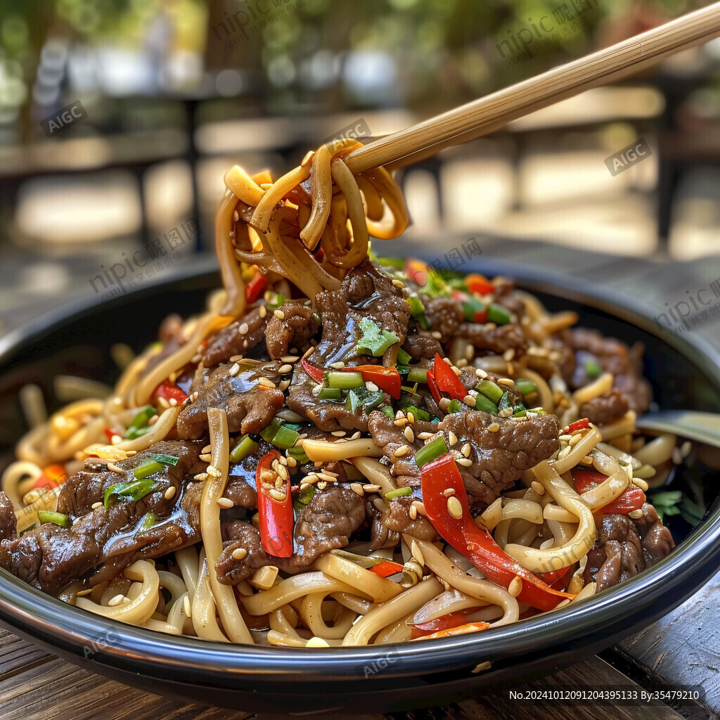 辣炒牛肉拌面