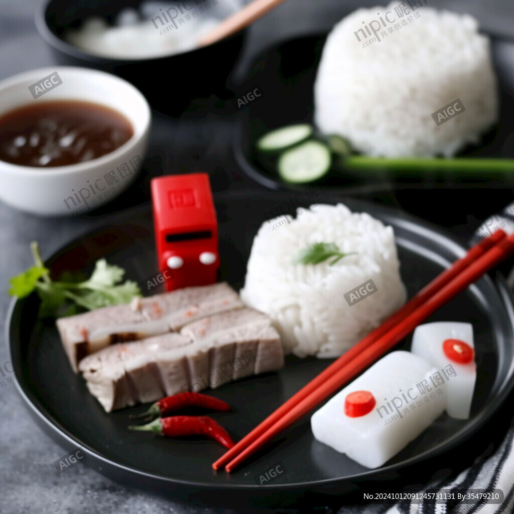 卤鹅肉饭套餐