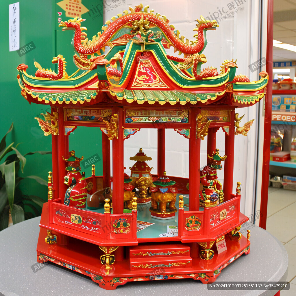 清代祭祀彩亭