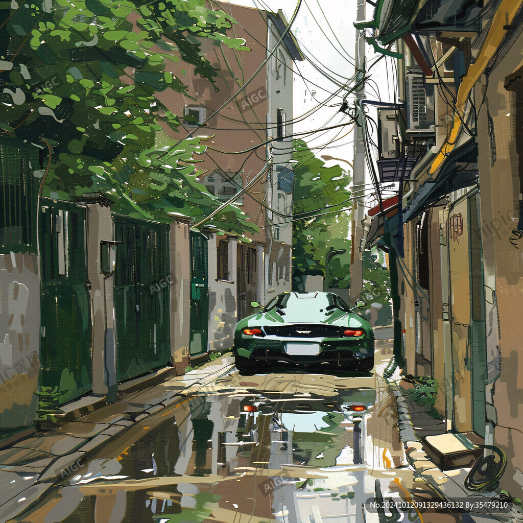 插画街道