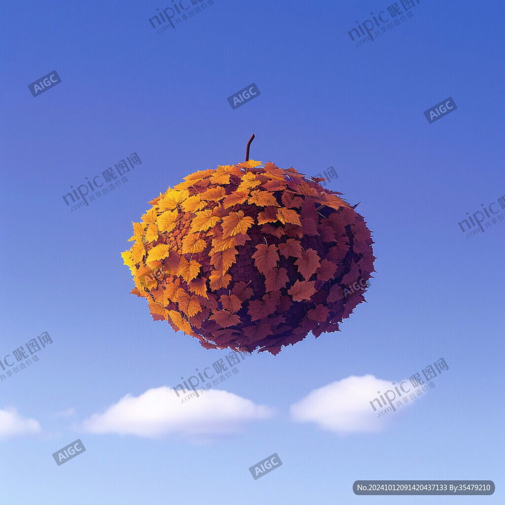 立体圆球背景树