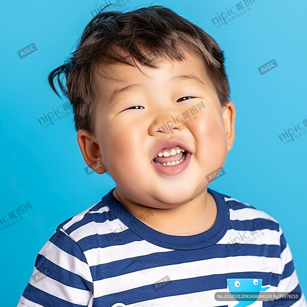冰棒表情夸张的小孩