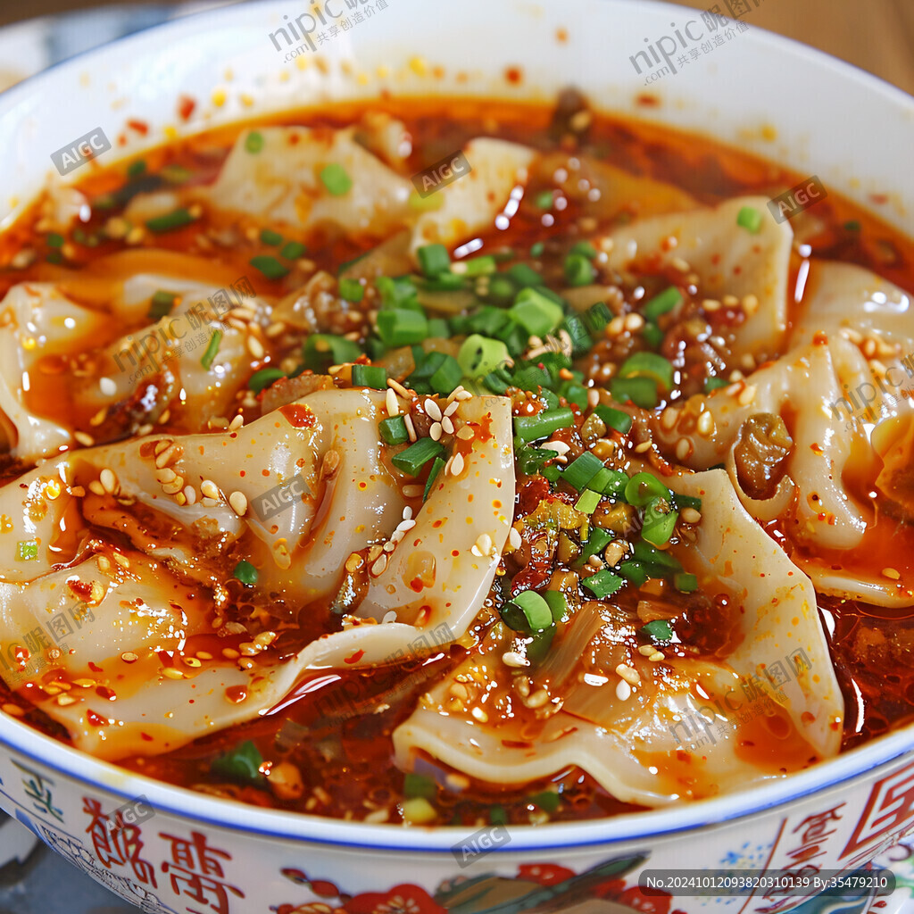 红油尖椒抄手