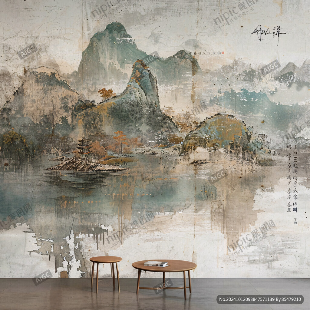 山水画壁纸墙纸