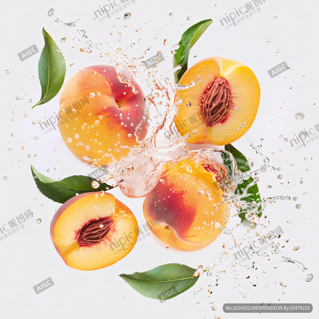 桃子广告素材