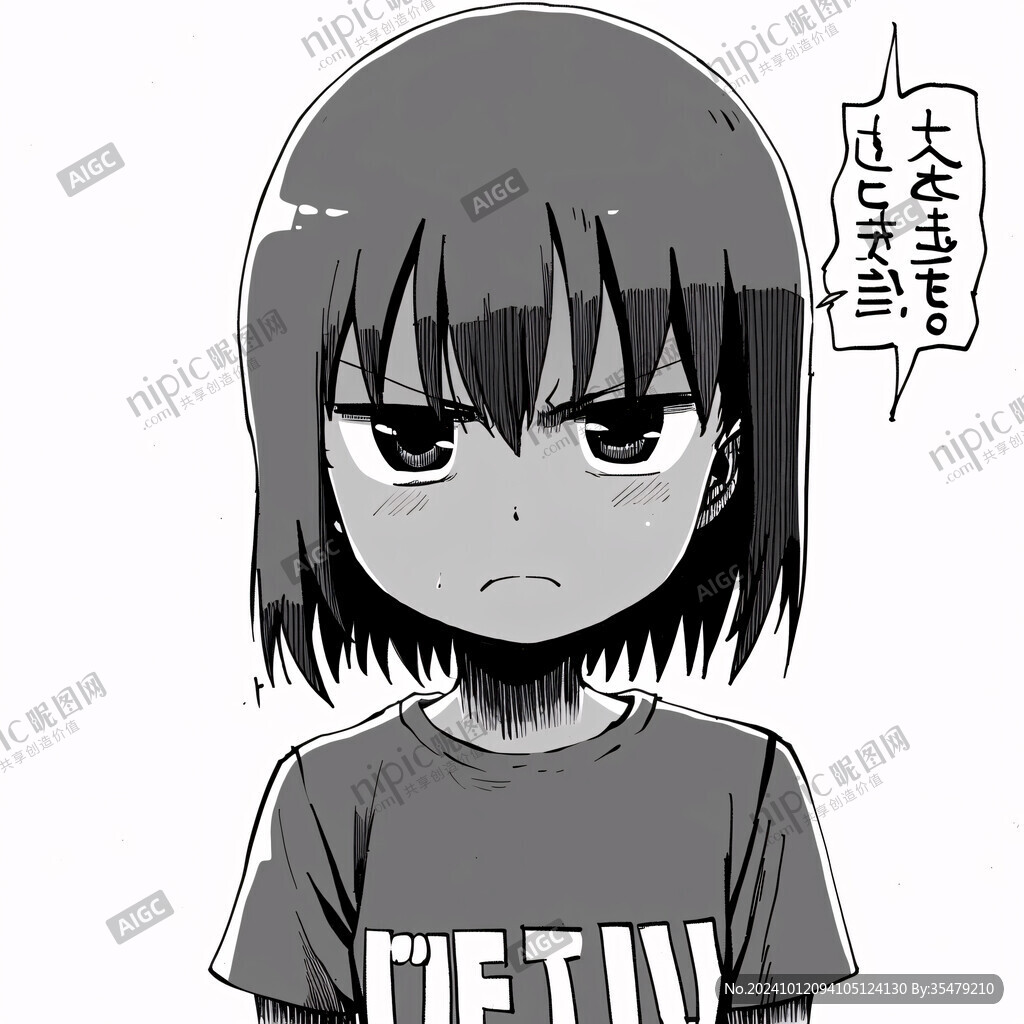 动漫女孩卡通形象
