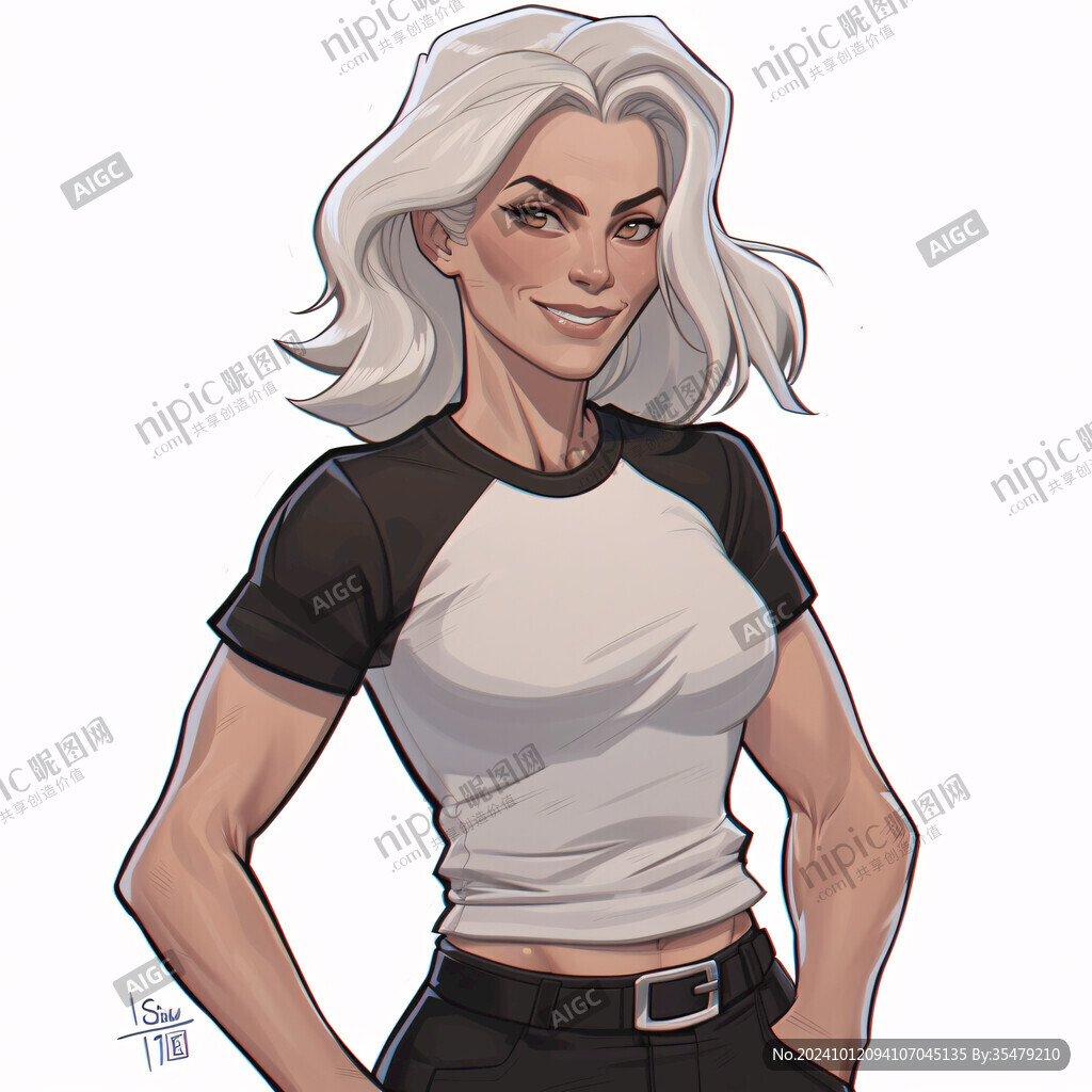 卡通写实漫画人物