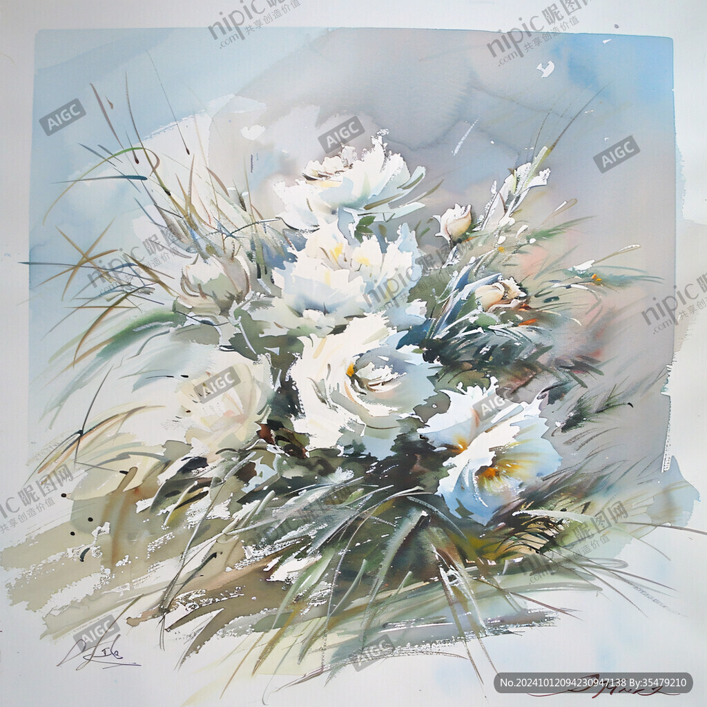花卉立体画