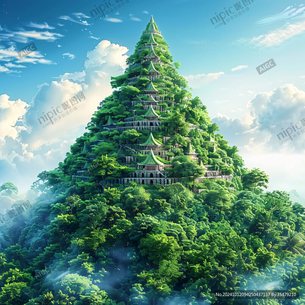 浮游岛天空之城