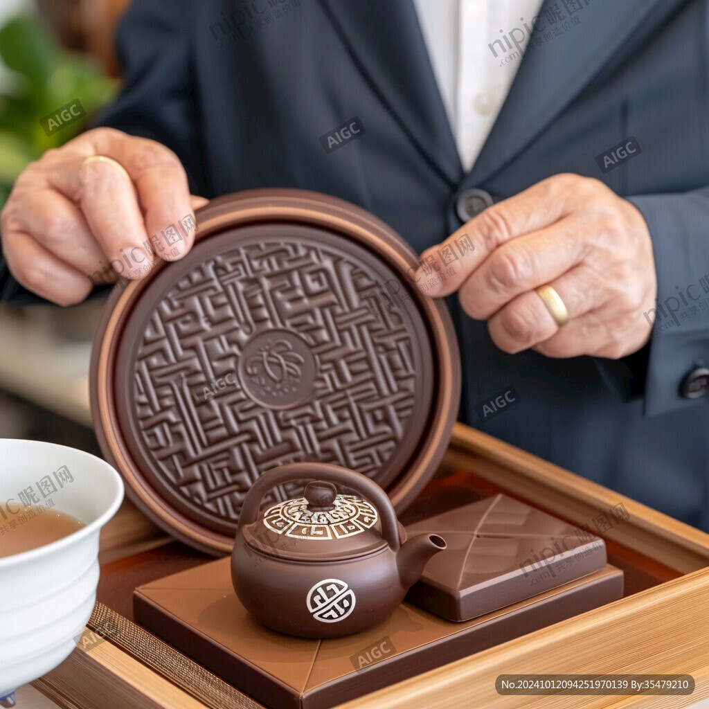竹编茶盘