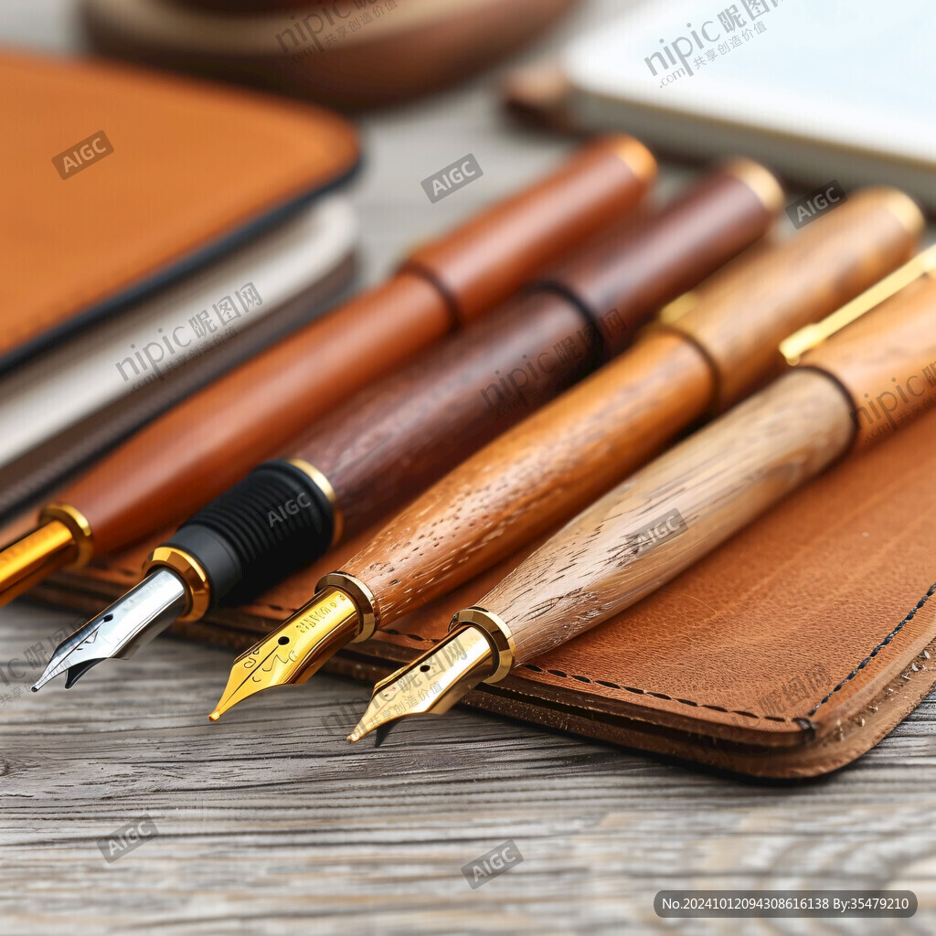 高清钢笔文具