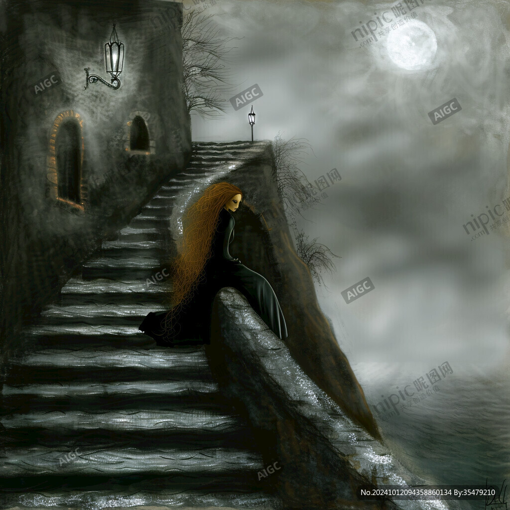 孤独的灵魂插画