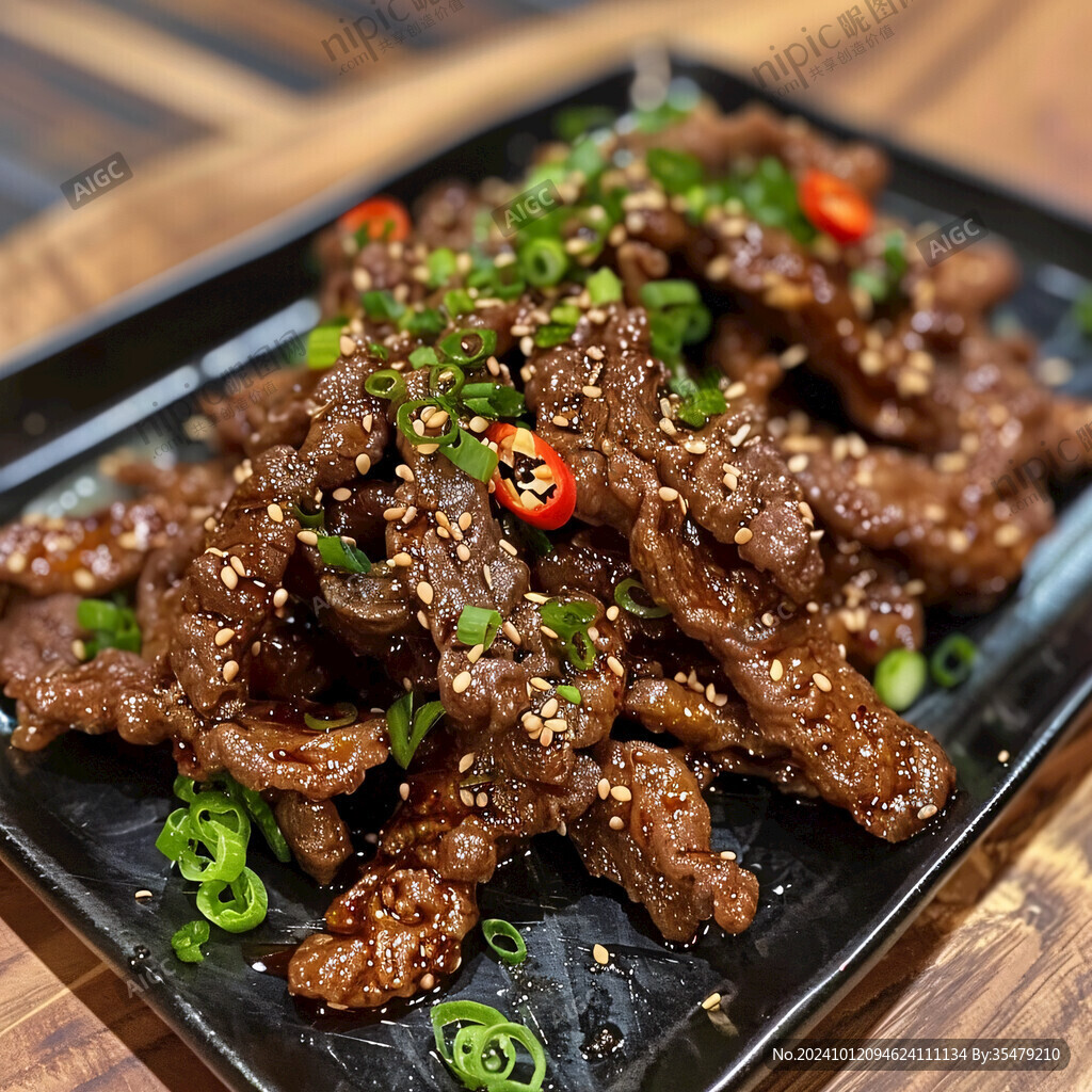 香辣芝麻牛肉