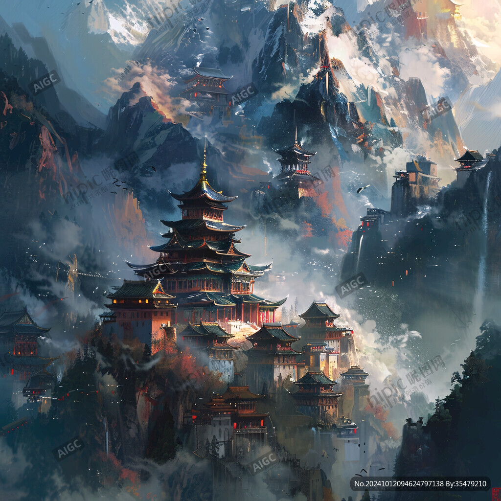 古风仙境天上宫阙