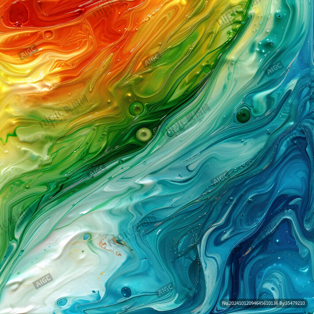 肌理彩色流体背景