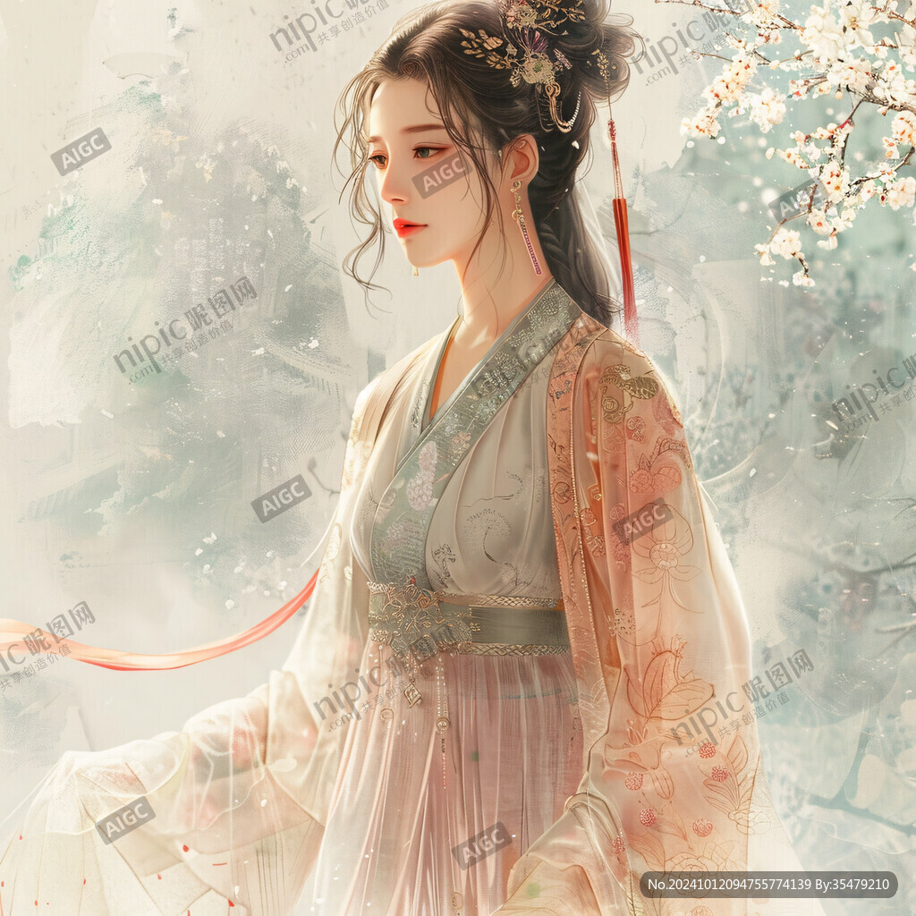 写实人物插画