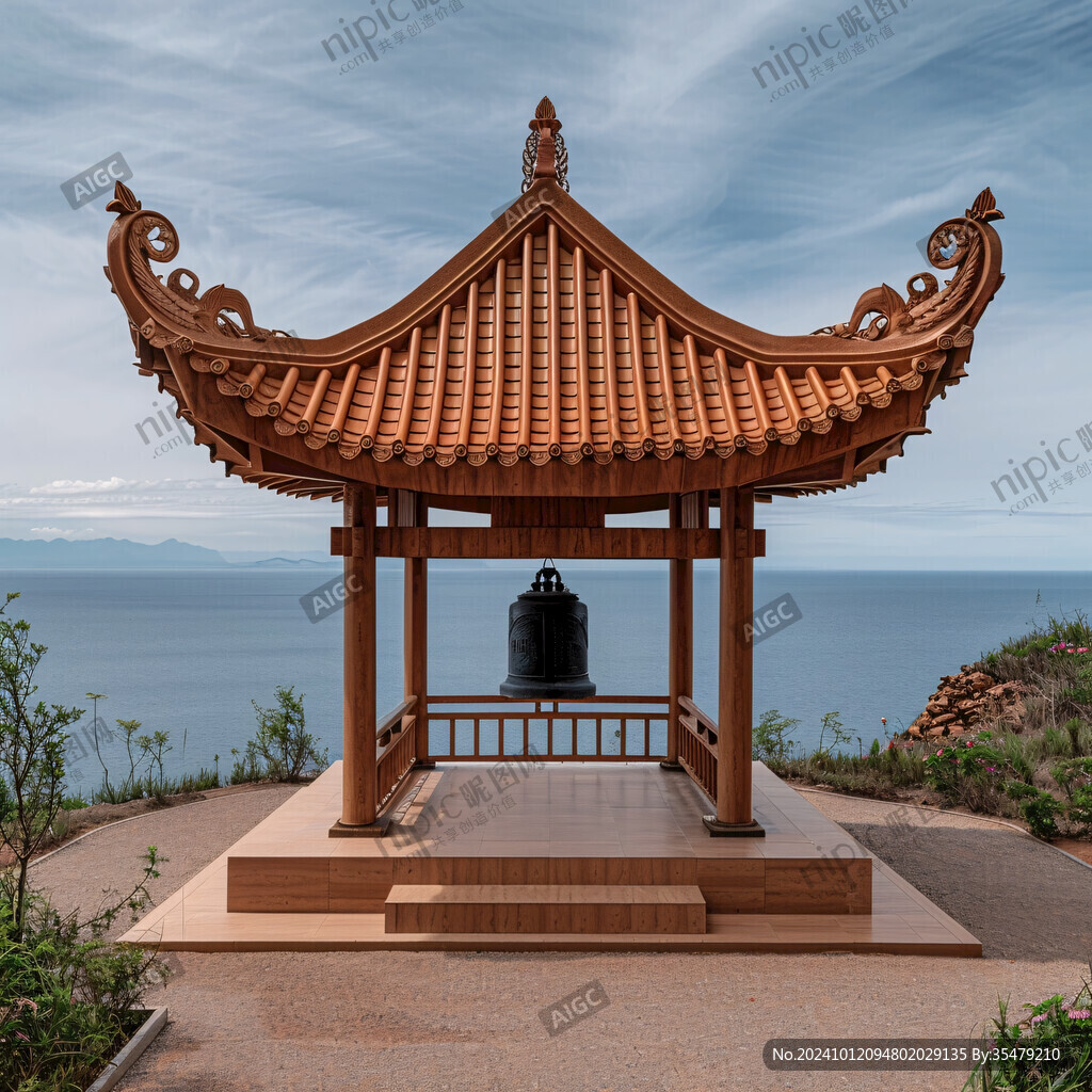 景区祈福亭子