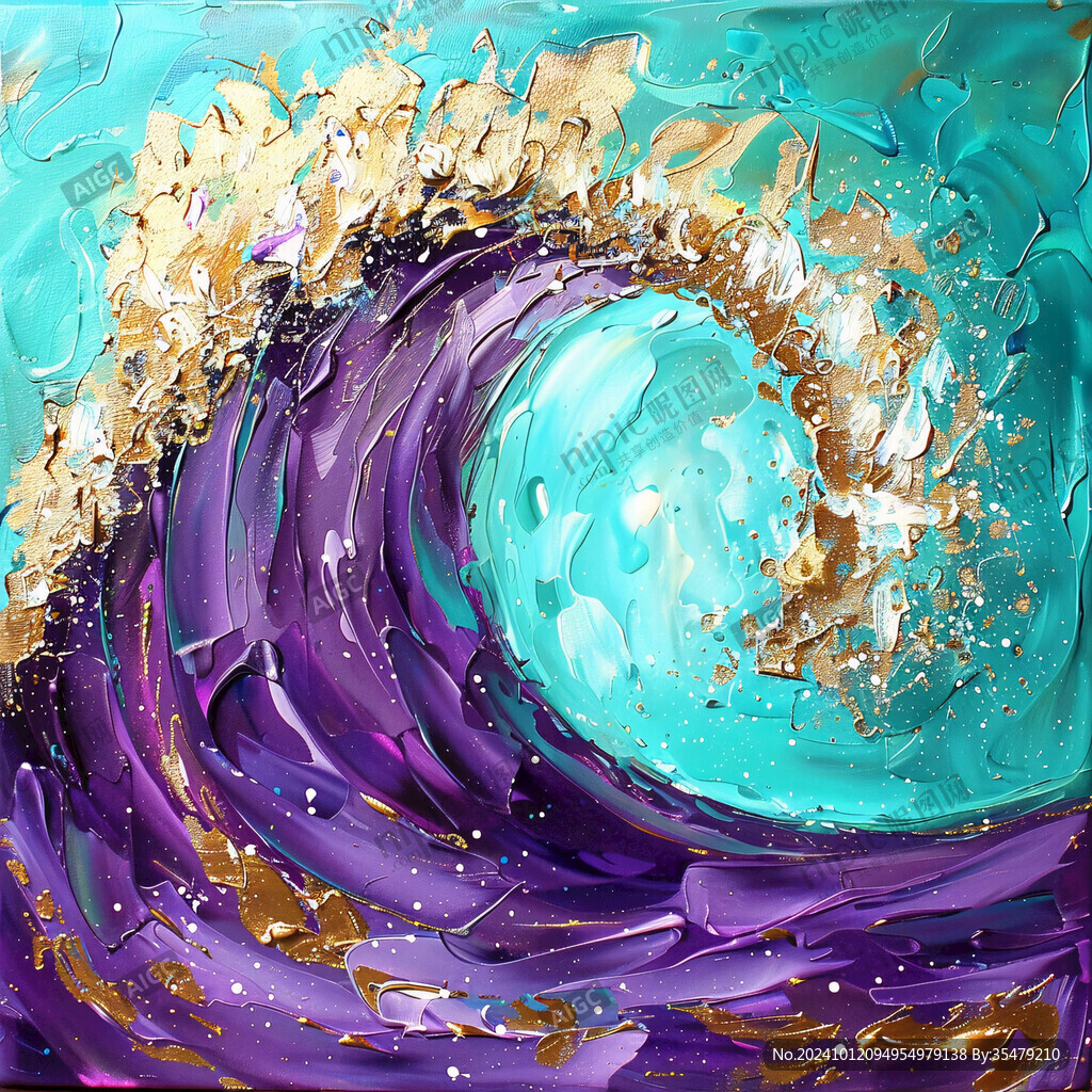 海洋流体画宇宙