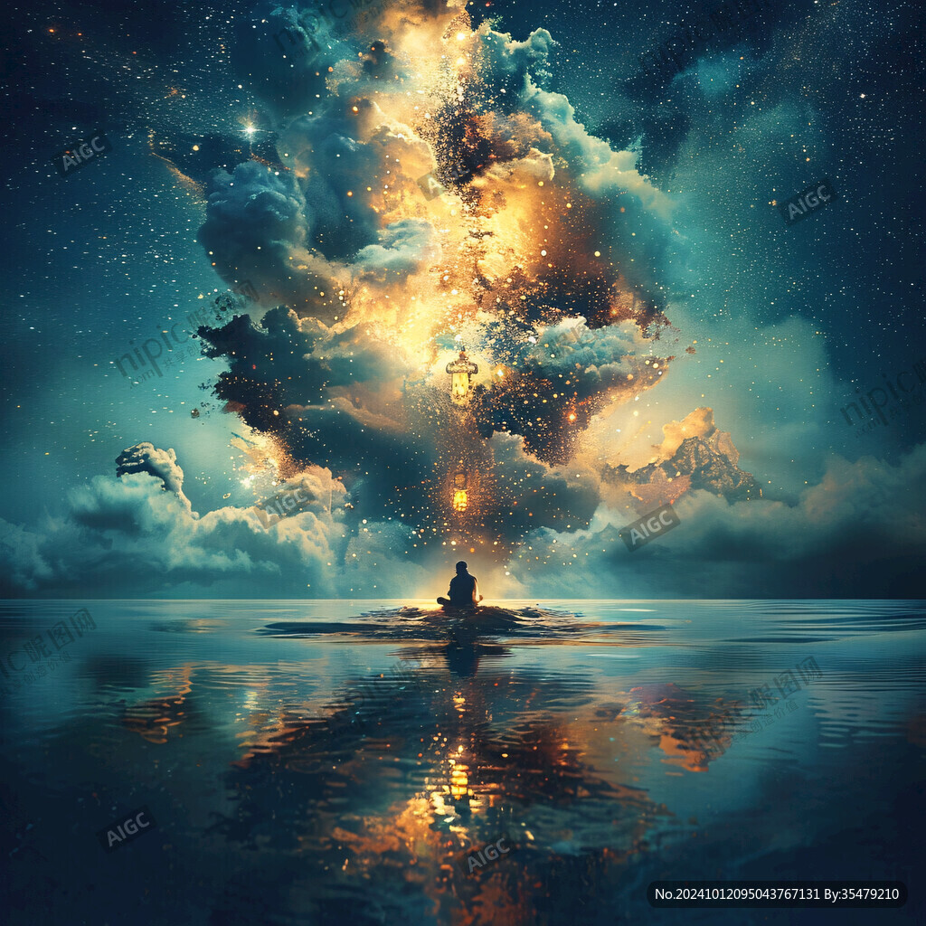 梦幻水中倒影