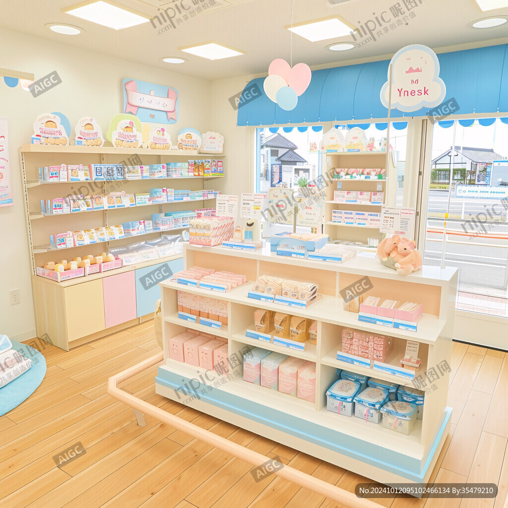 婴童用品店美食专卖店