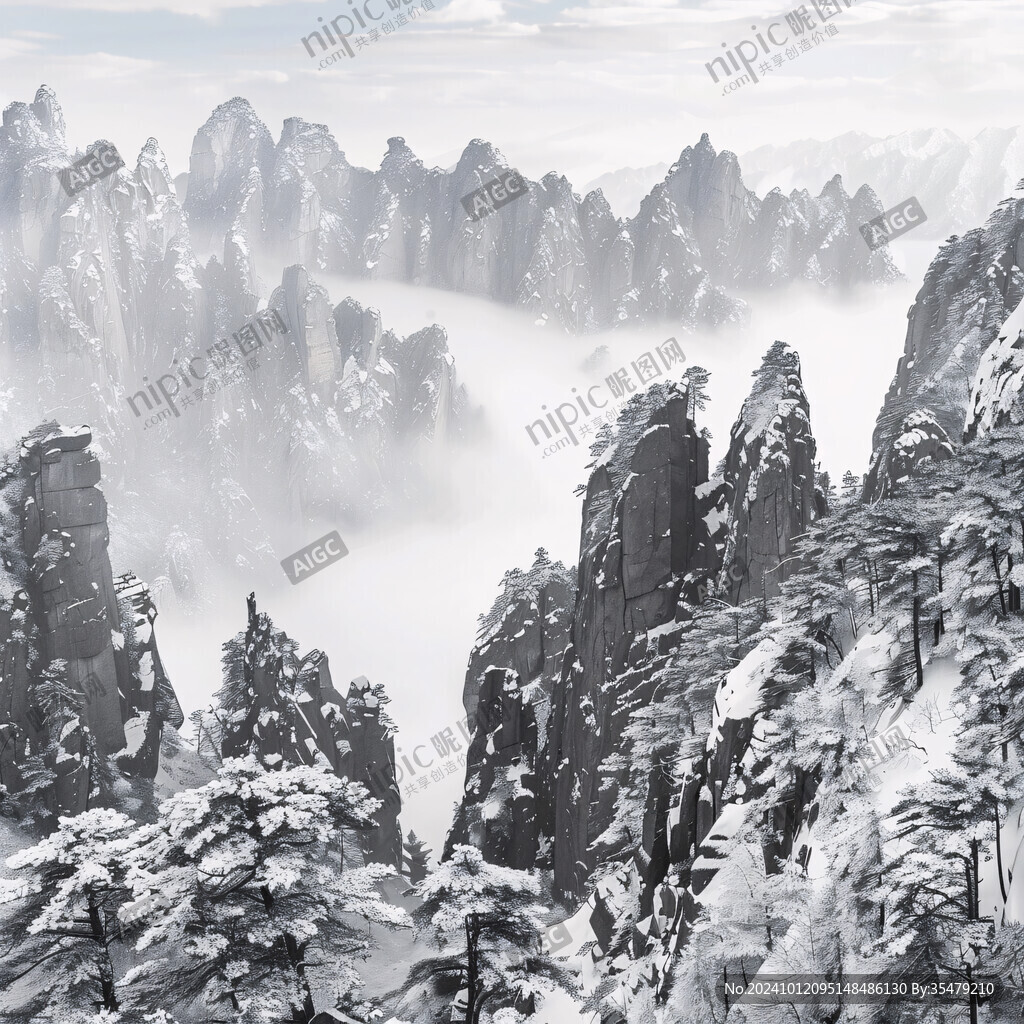 三清山冬季