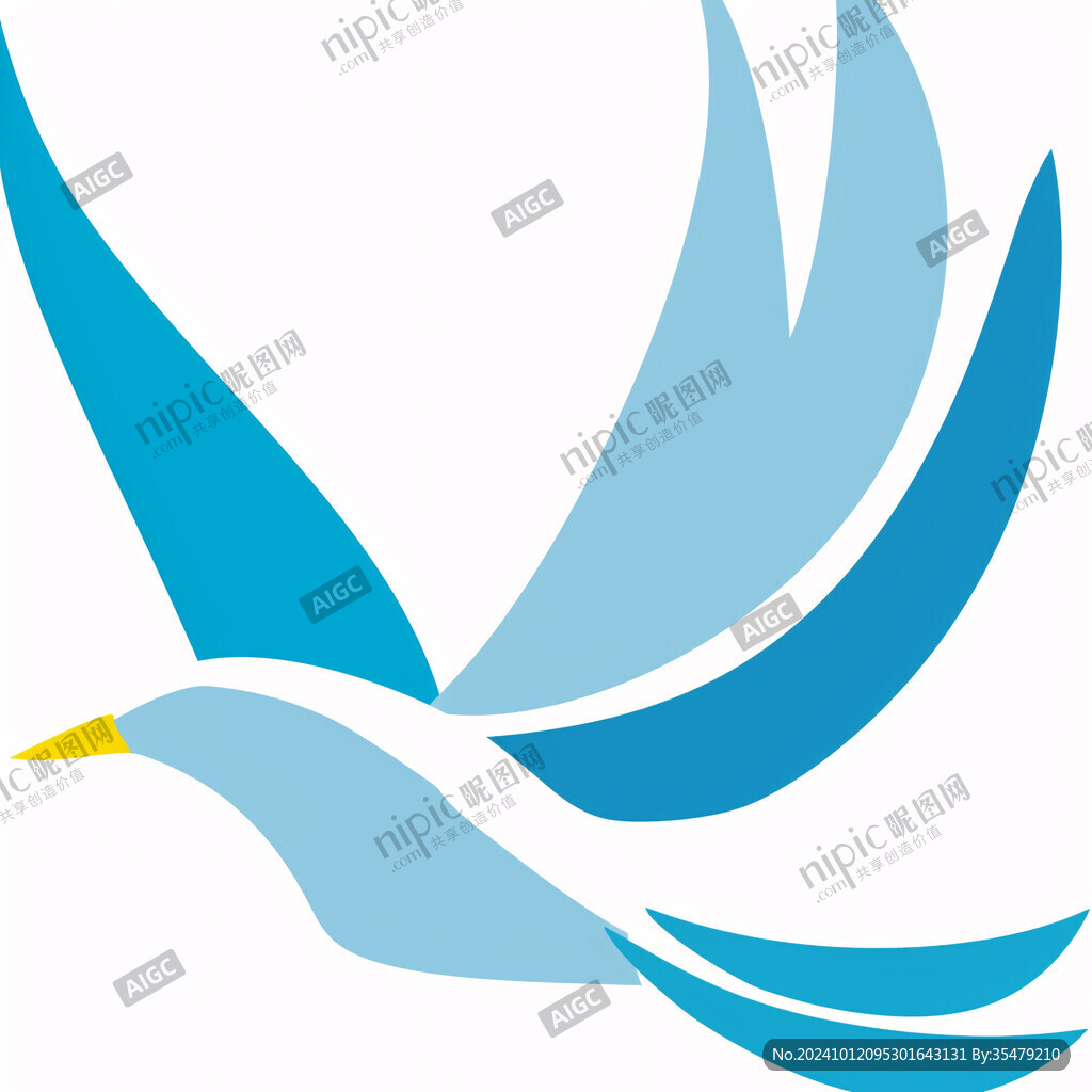 飞鸟线条logo