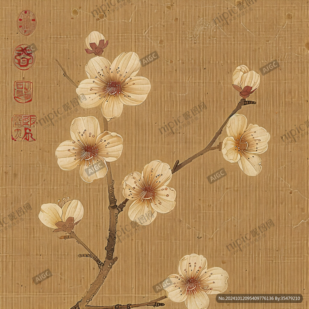 国潮风迎春花