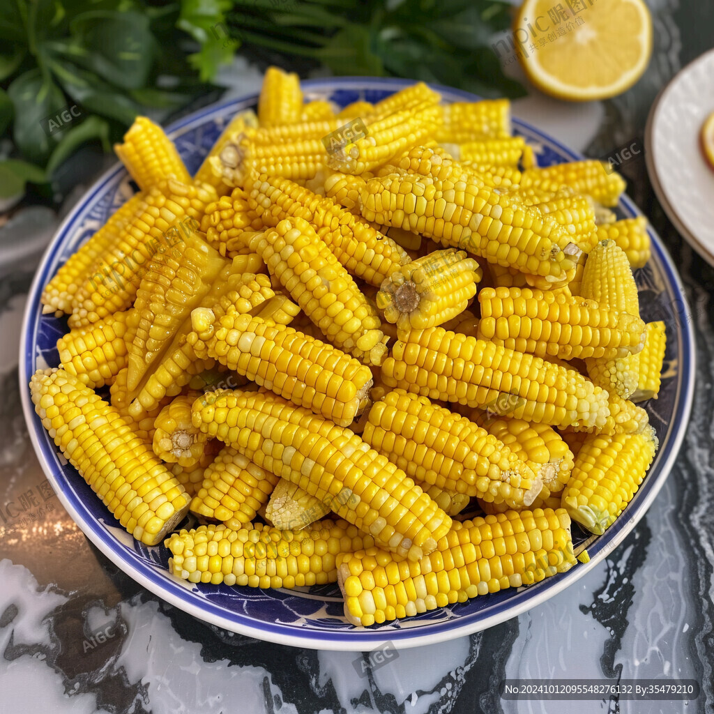 玉米烙食材
