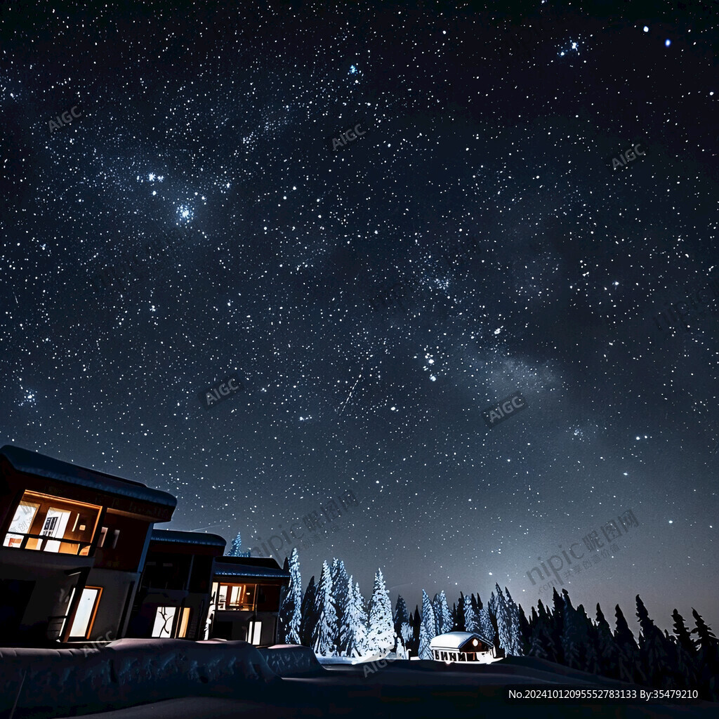 地产星空背景