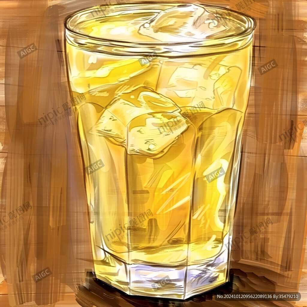 冰饮插画