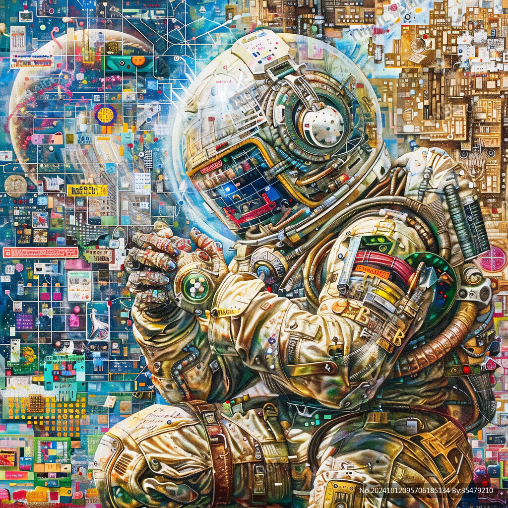 科幻题材插画