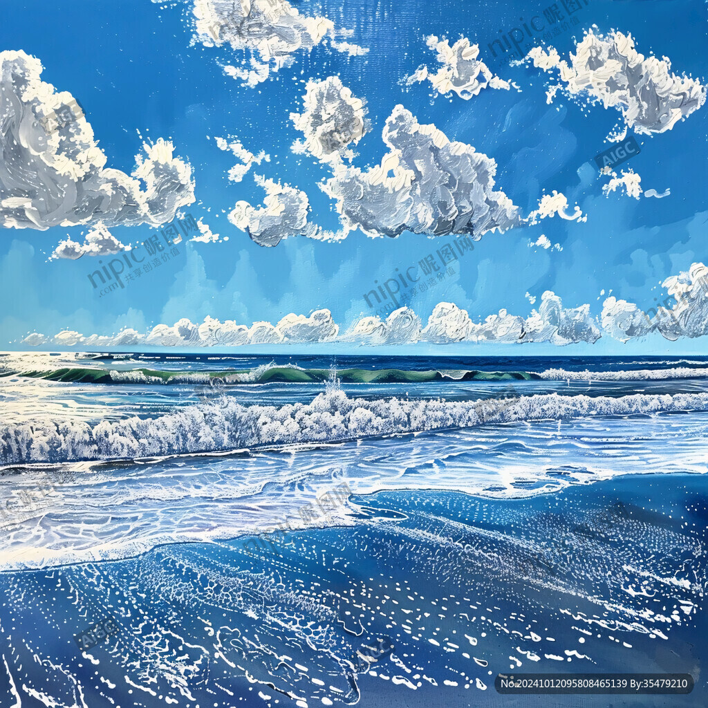 海面立体画