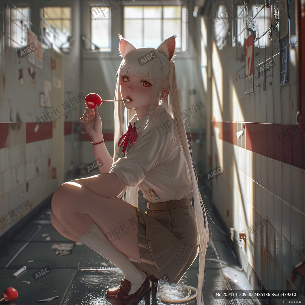 日韩厚涂插画