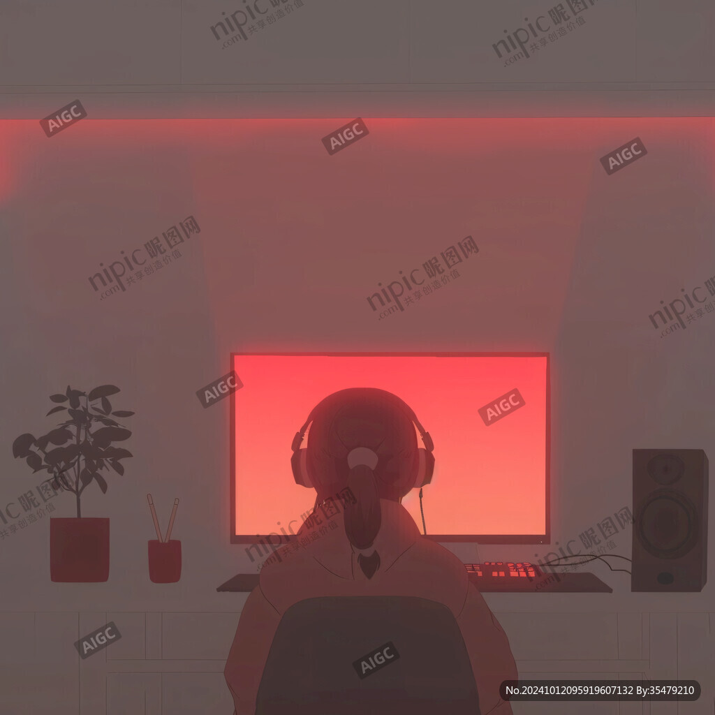 游戏直播间背景