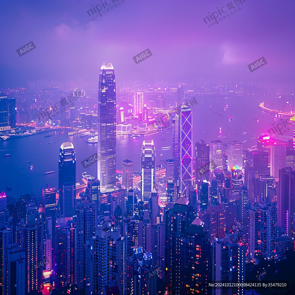 维港灯光色彩