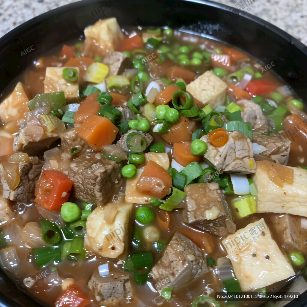 金钱豆腐牛腩