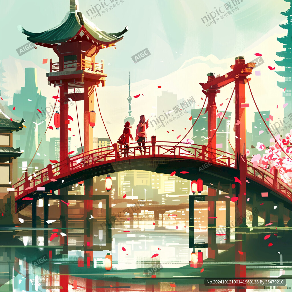 奈何桥插画