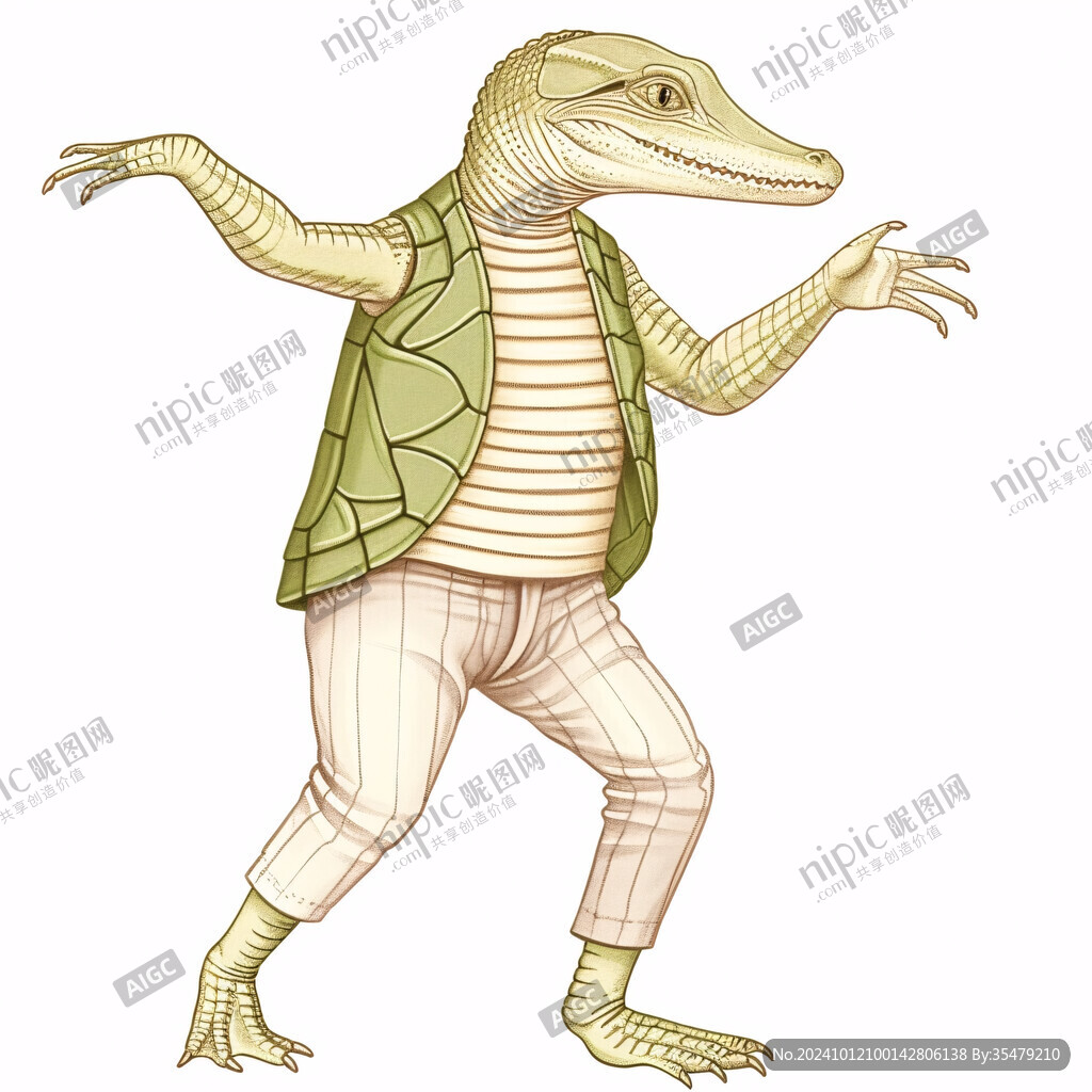 恐龙儿童服饰插画