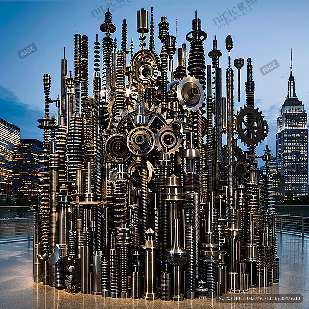 后现代机械科幻装饰品