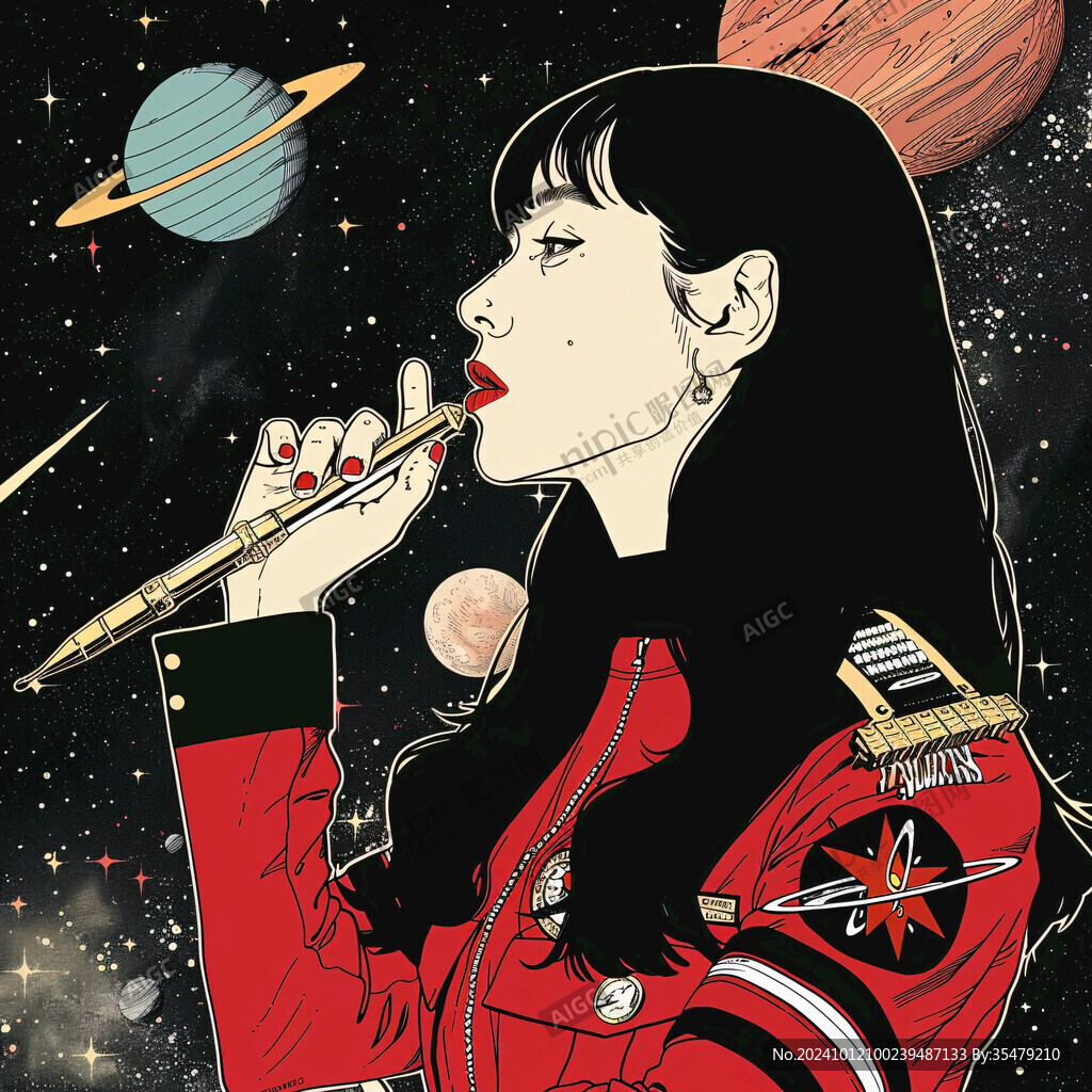 网红潮流插画