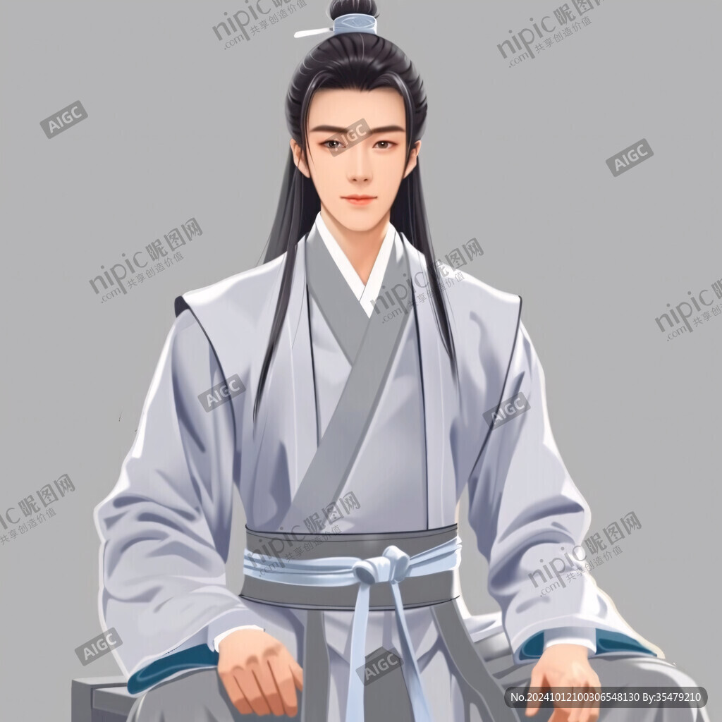 卡通古装男生
