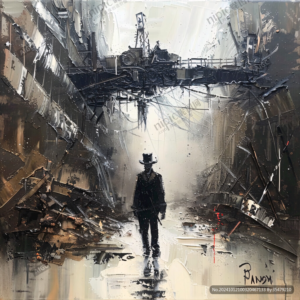 赛博朋克装饰画