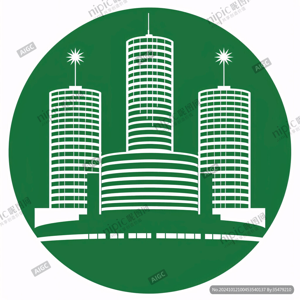 楼房楼宇楼群logo