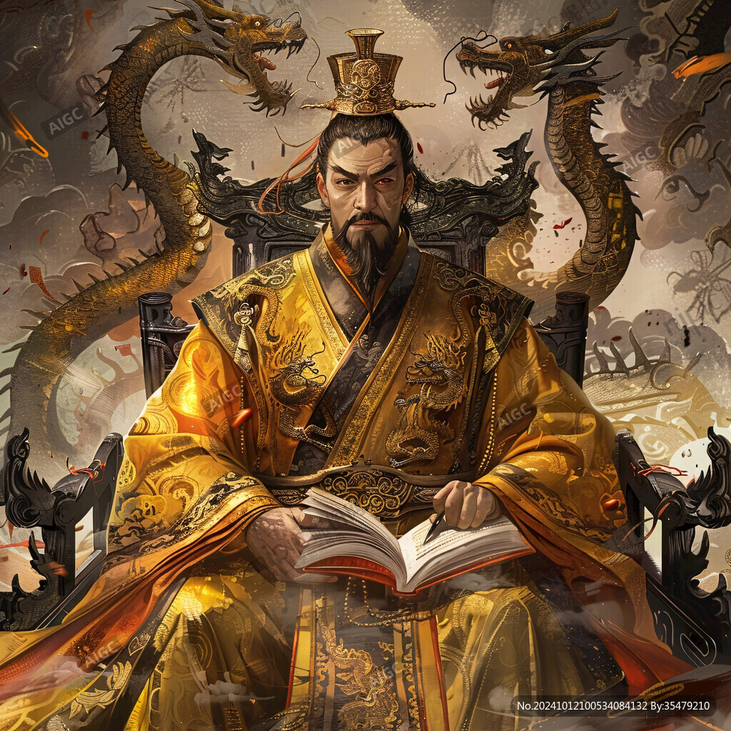 帝王插画
