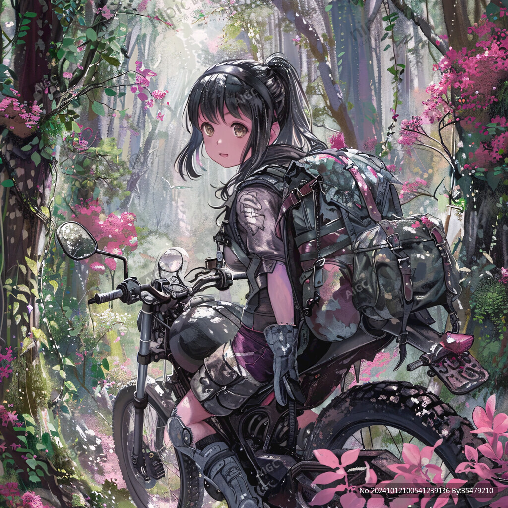 日韩厚涂插画