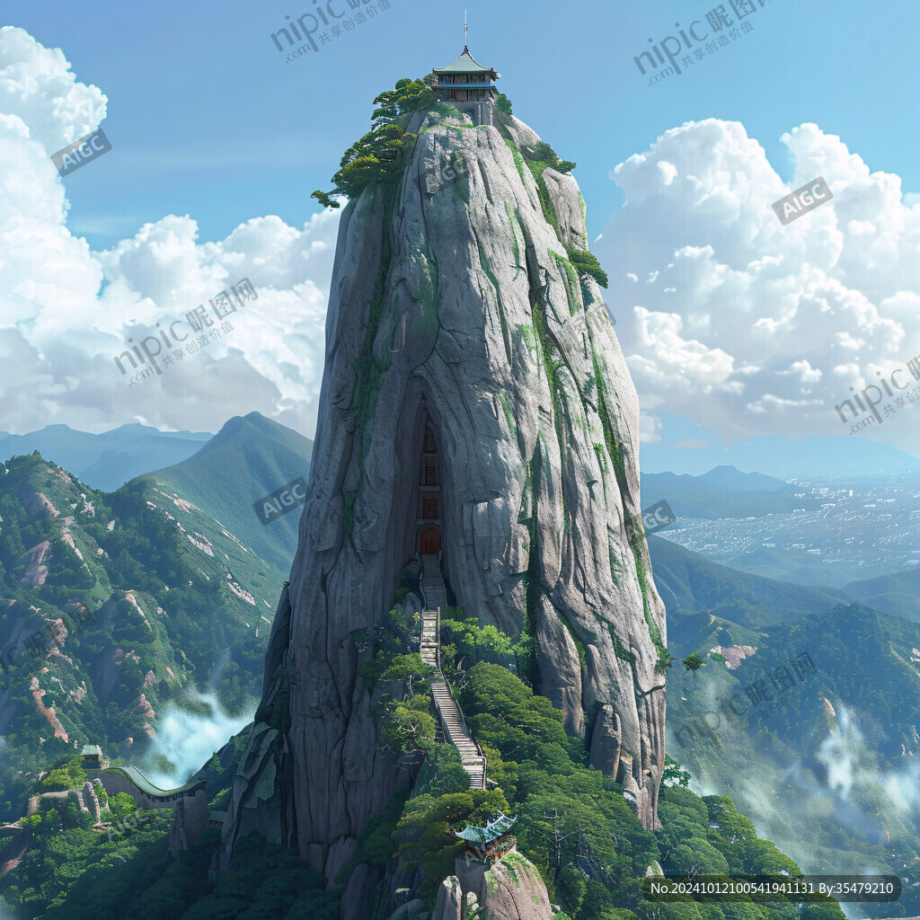 太姥山插画