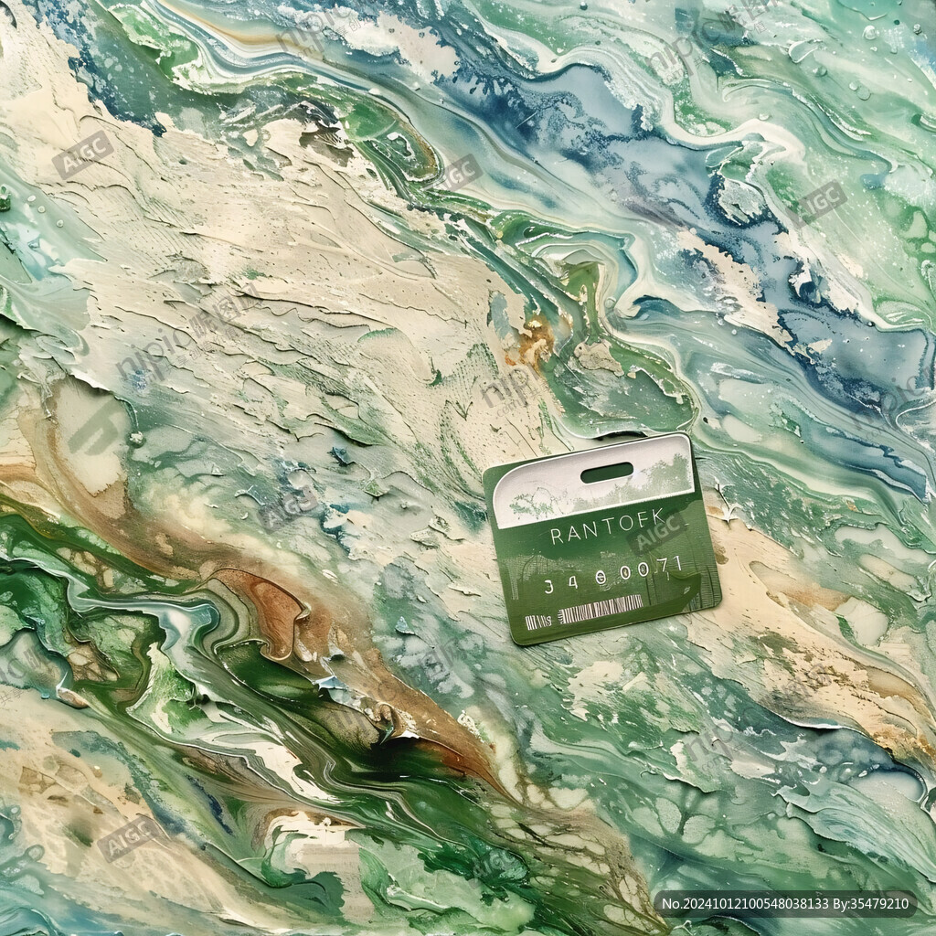抽象大海手机壳插画