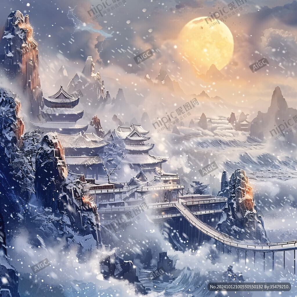 古风仙境天上宫阙