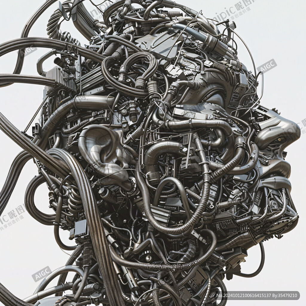 后现代机械科幻装饰品