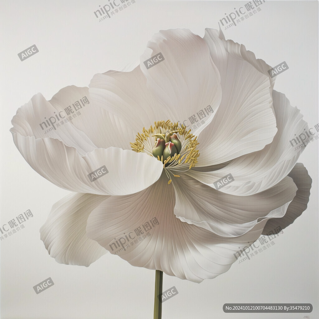 花朵立体画